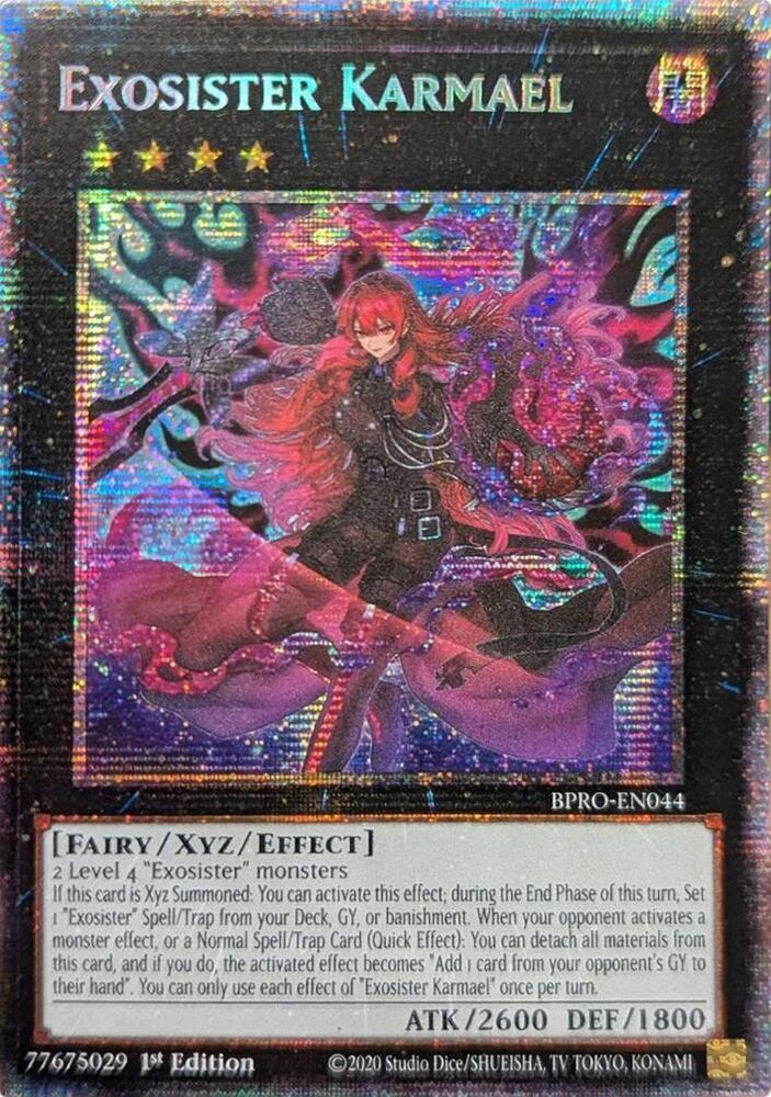 Exosister Karmael (Starlight Rare) BPRO-EN044 card from Burst Protocol