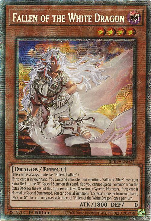 Fallen of the White Dragon (Starlight Rare) BPRO-EN024 card from Burst Protocol
