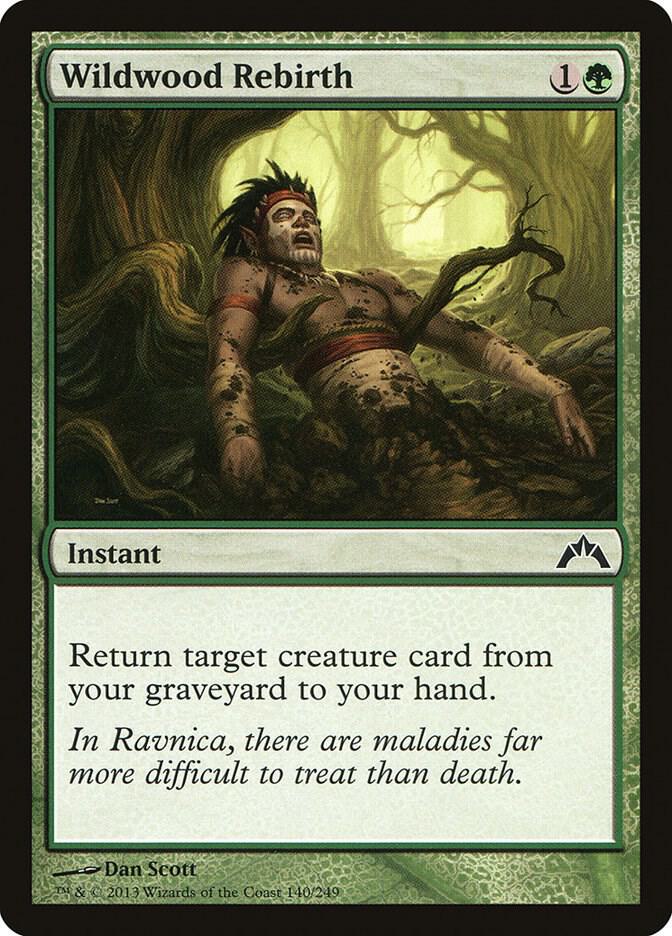 Wildwood Rebirth 140 card from Gatecrash