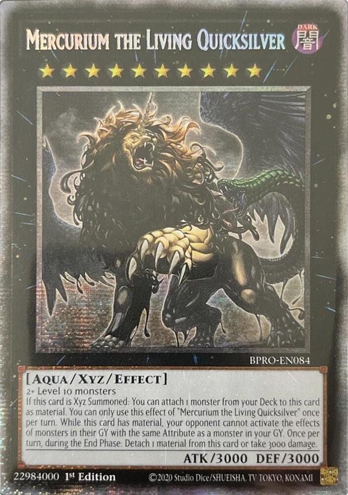 Mercurium the Living Quicksilver (Starlight Rare) BPRO-EN084 card from Burst Protocol