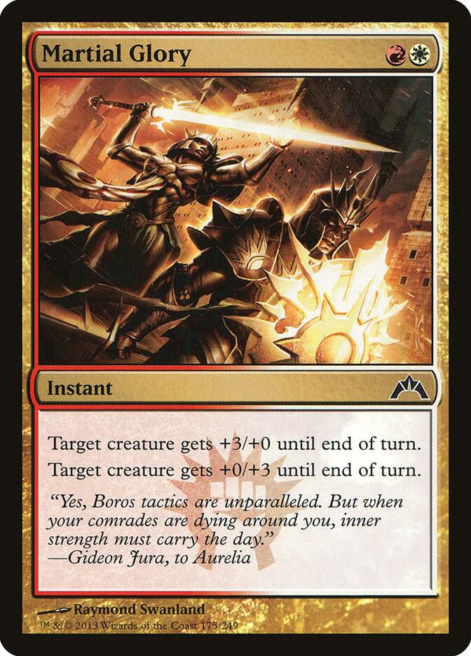 Martial Glory 175 card from Gatecrash