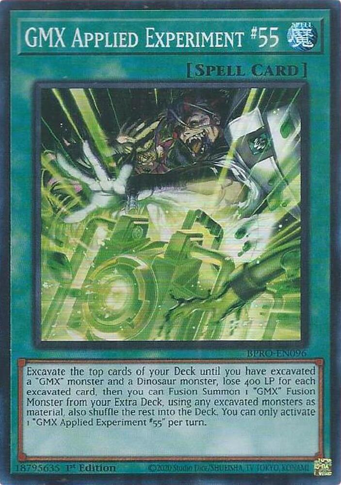 GMX Applied Experiment #55 BPRO-EN096 card from Burst Protocol