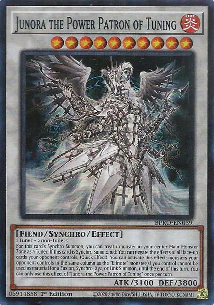 Junora the Power Patron of Tuning BPRO-EN039 card from Burst Protocol