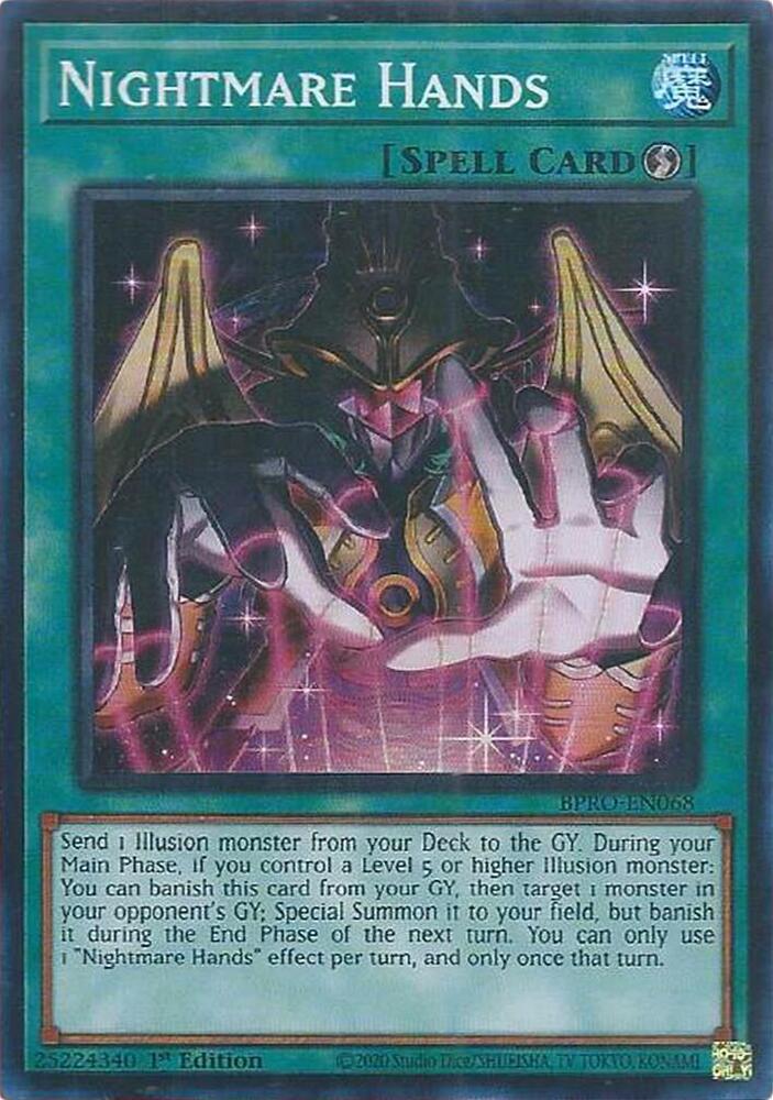 Nightmare Hands BPRO-EN068 card from Burst Protocol