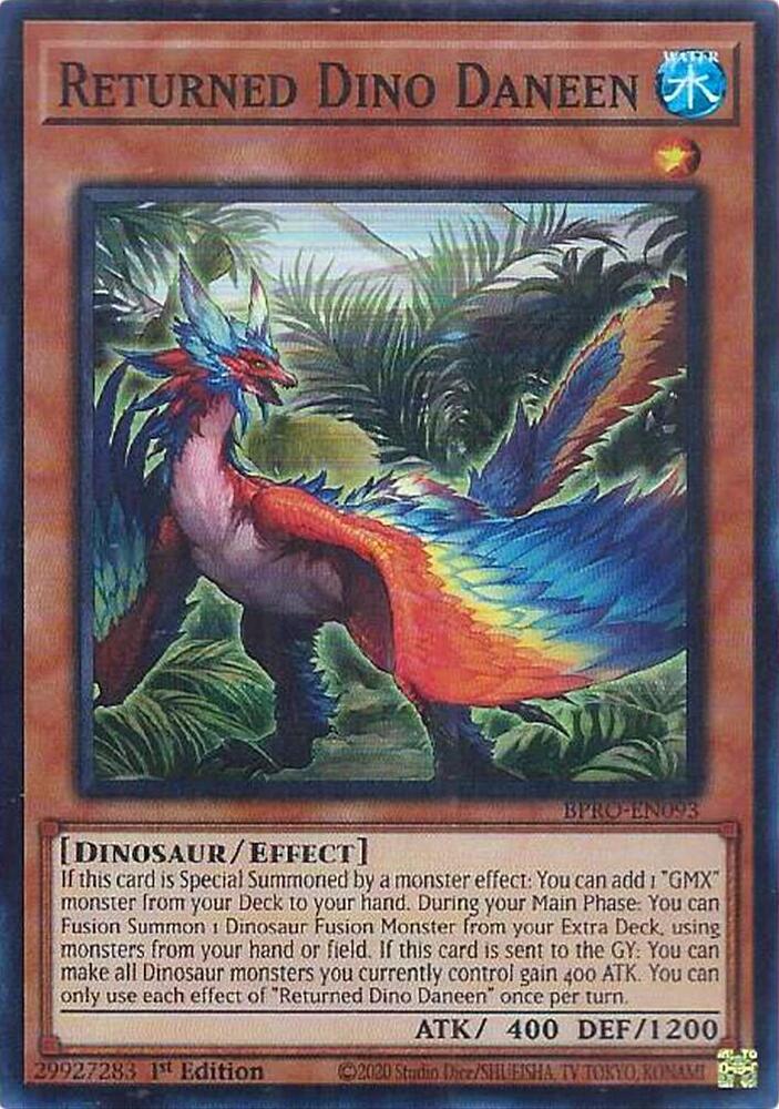 Returned Dino Daneen BPRO-EN093 card from Burst Protocol