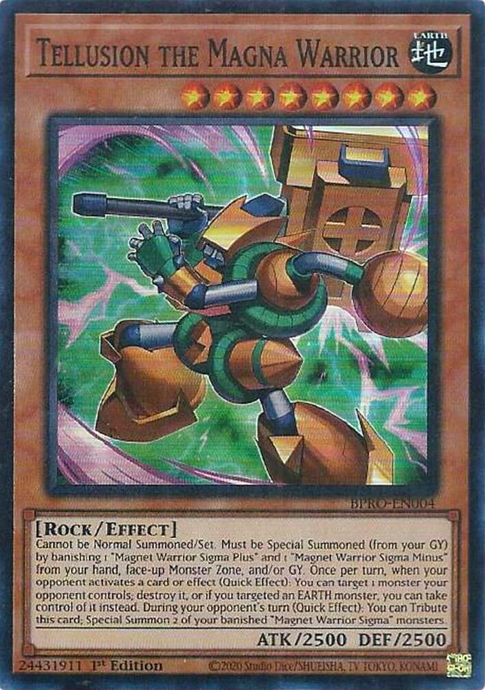 Tellusion the Magna Warrior BPRO-EN004 card from Burst Protocol