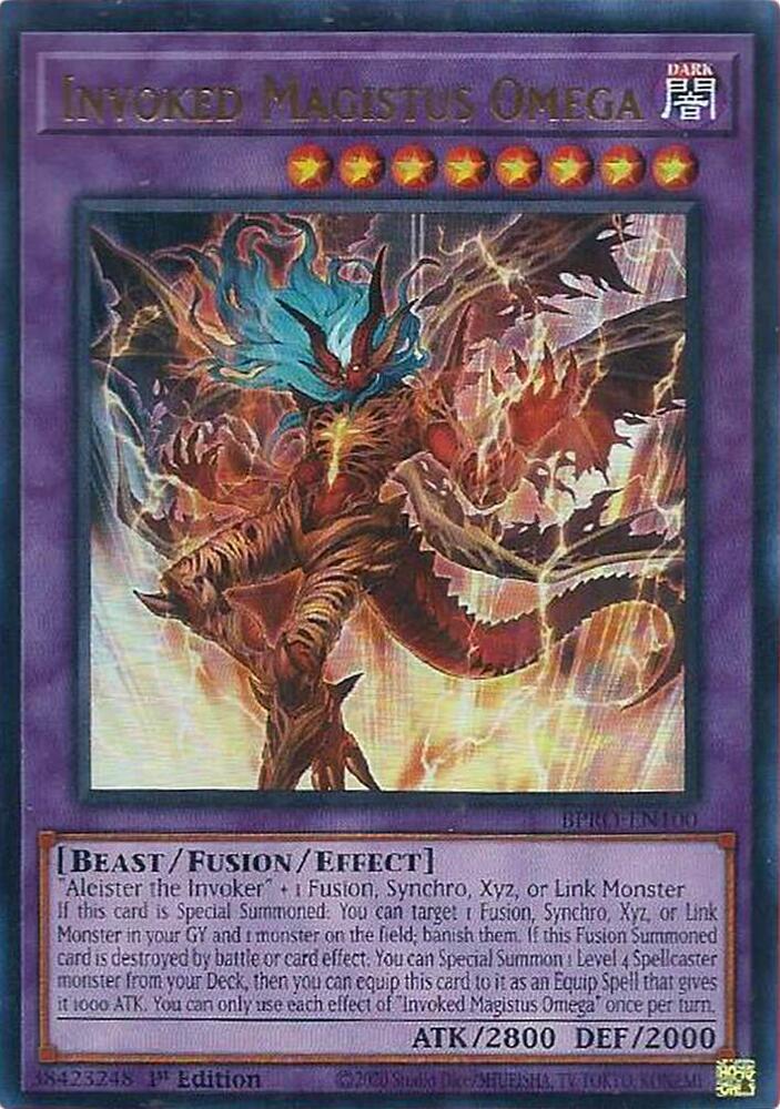 Invoked Magistus Omega BPRO-EN100 card from Burst Protocol