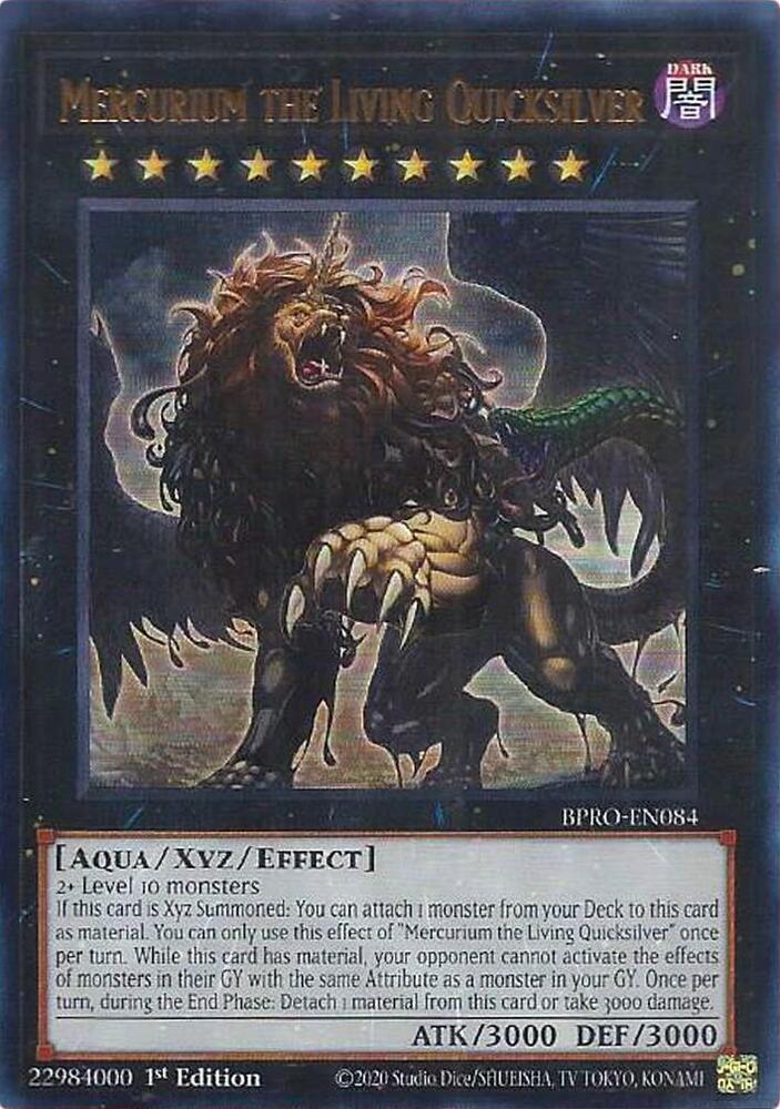 Mercurium the Living Quicksilver BPRO-EN084 card from Burst Protocol