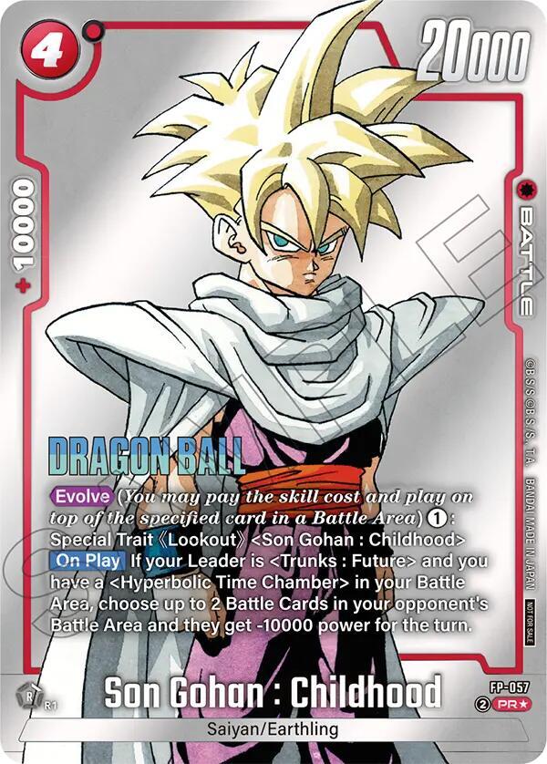 Son Gohan : Childhood (Tournament Pack MANGA ver. SPECIAL) FP-057 card from Tournament and Championship Promos