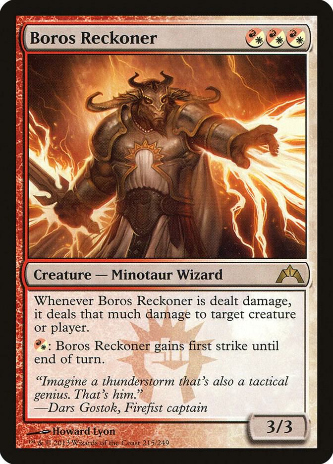 Boros Reckoner 215 card from Gatecrash