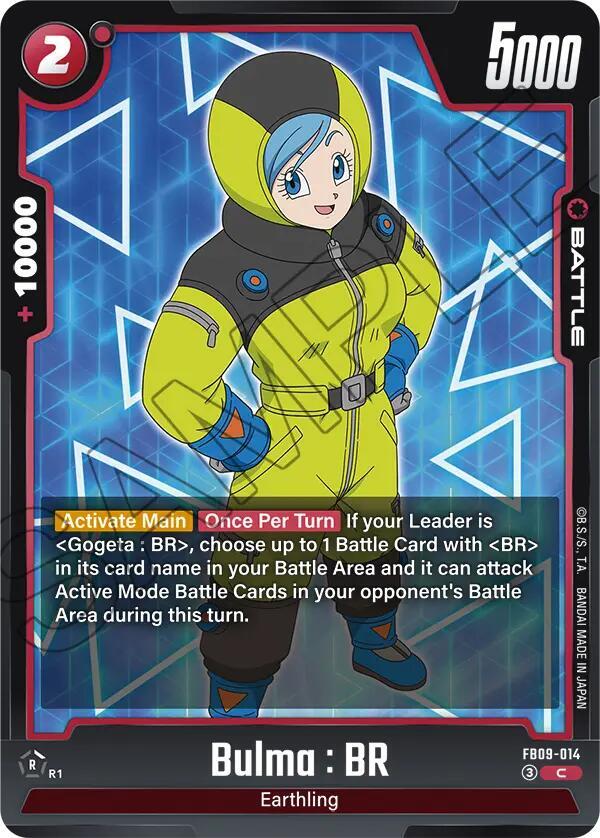 Bulma : BR FB09-014 card from Dual Evolution