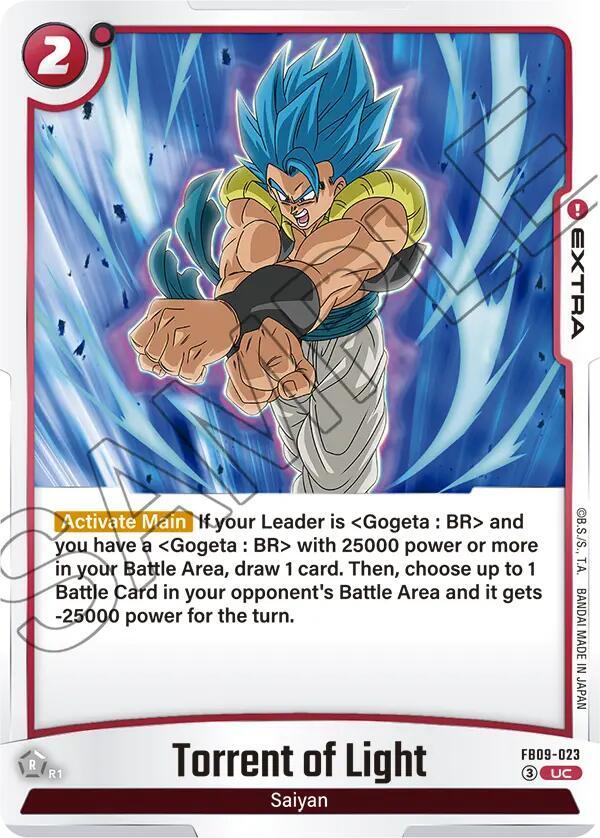 Torrent of Light FB09-023 card from Dual Evolution