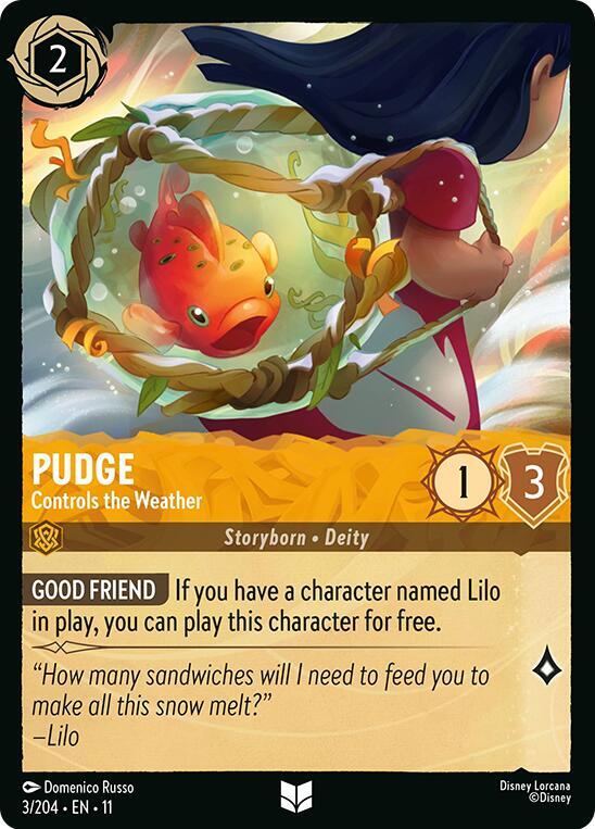 Pudge - Controls the Weather 3/204 card from Winterspell