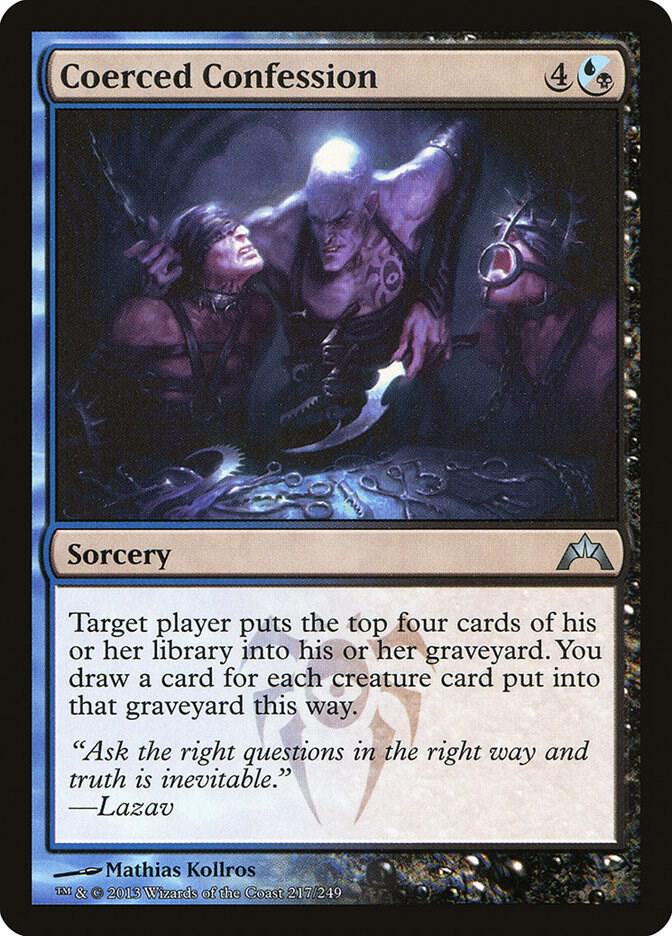 Coerced Confession 217 card from Gatecrash