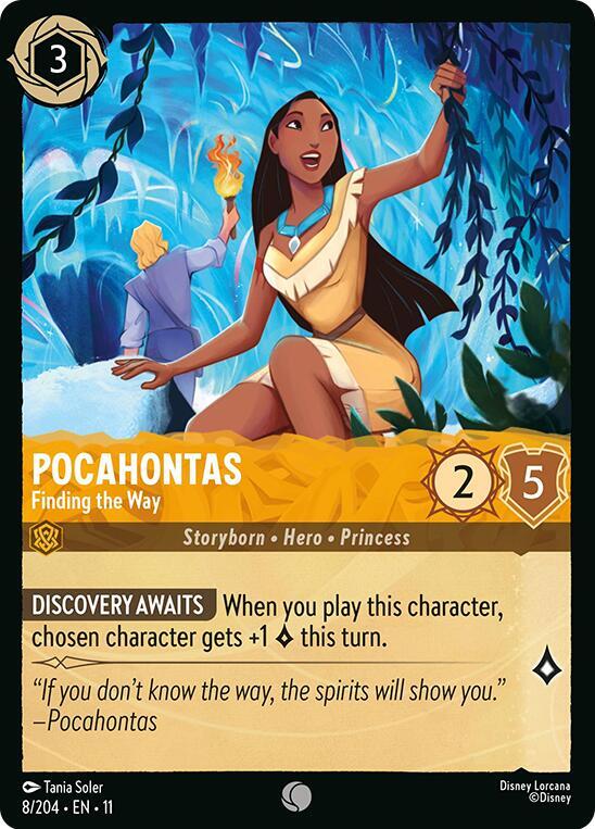 Pocahontas - Finding the Way 8/204 card from Winterspell