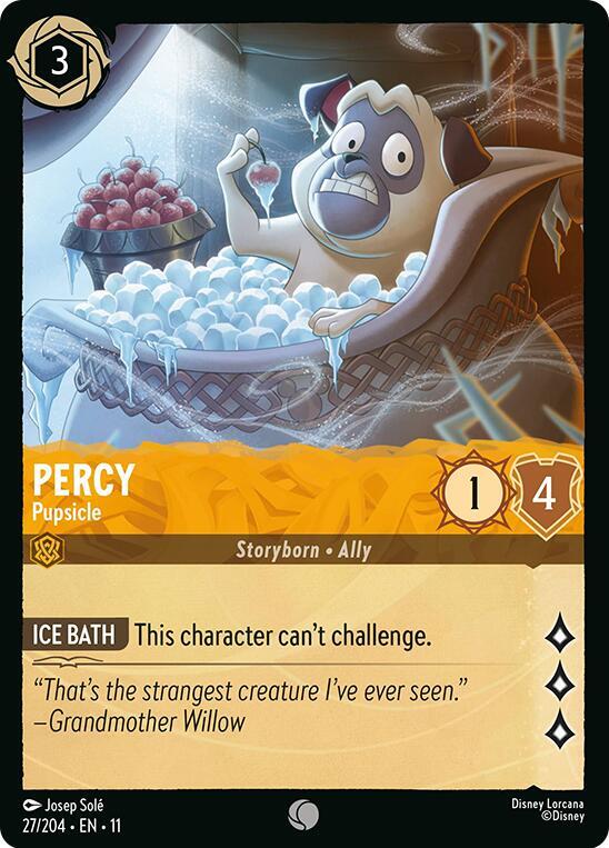 Percy - Pupsicle 27/204 card from Winterspell