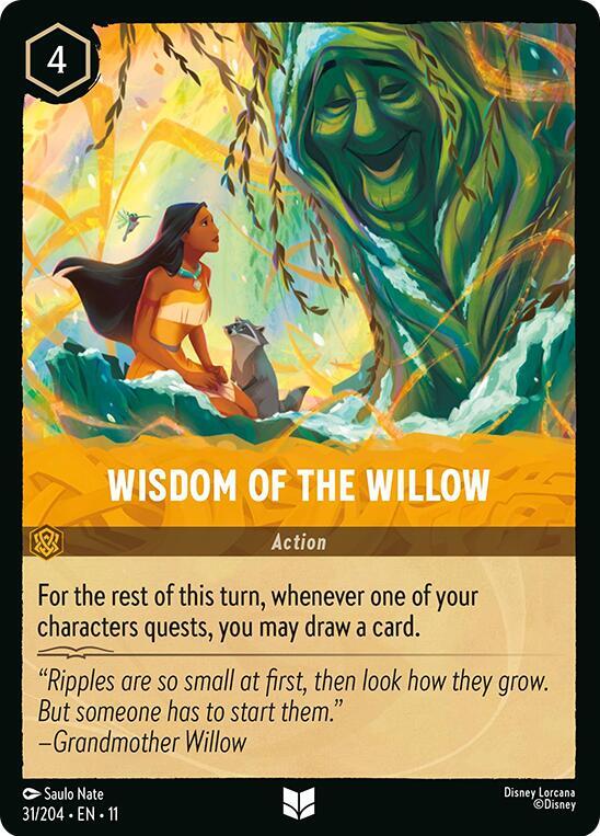 Wisdom of the Willow 31/204 card from Winterspell