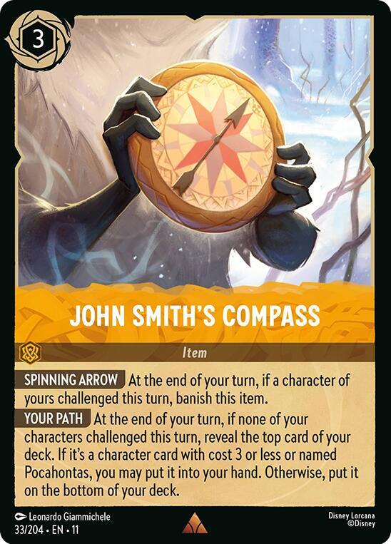 John Smith's Compass 33/204 card from Winterspell