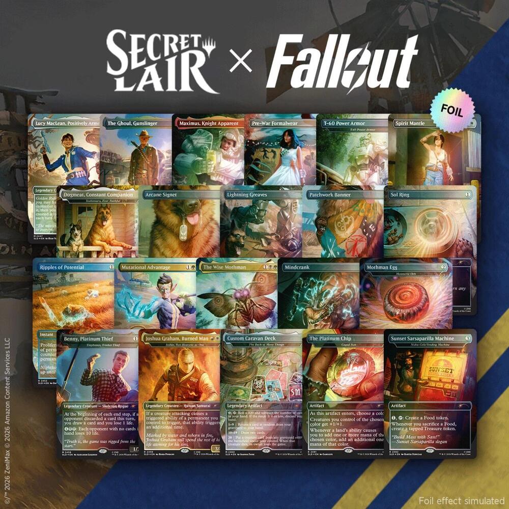 Secret Lair x Fallout: Rad Superdrop: The Atomic-Grade Foil Bundle card from Secret Lair Drop Series