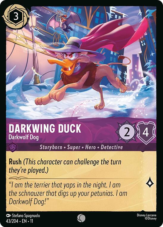 Darkwing Duck - Darkwolf Dog 43/204 card from Winterspell