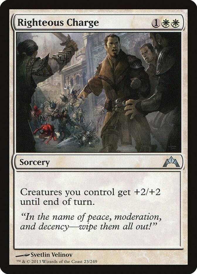 Righteous Charge 23 card from Gatecrash