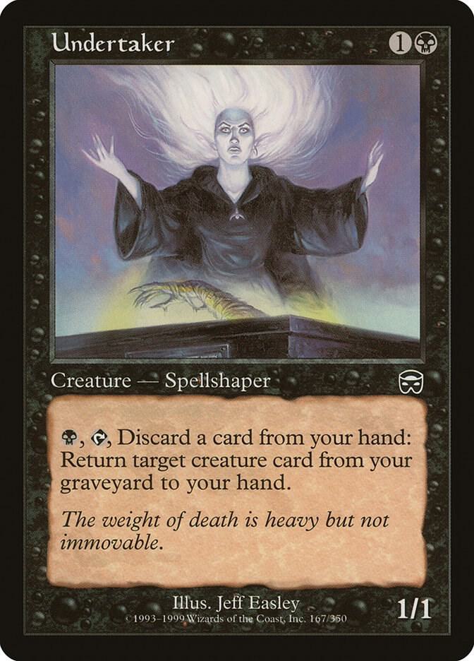 Undertaker 167 card from Mercadian Masques