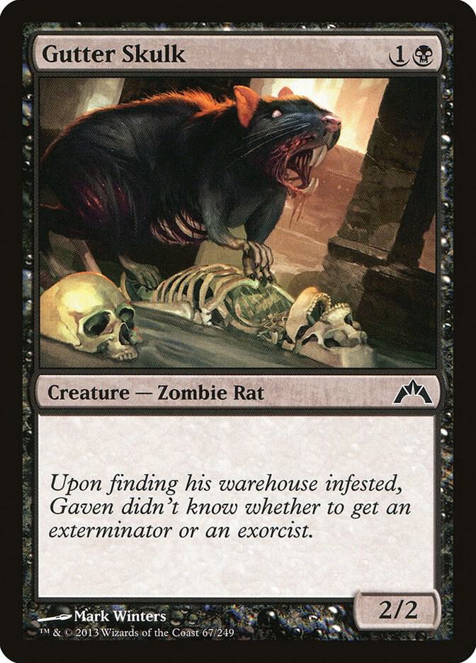 Gutter Skulk 67 card from Gatecrash