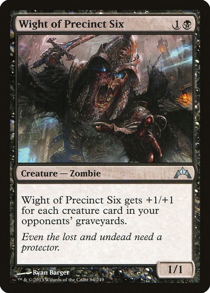 Wight of Precinct Six 84 card from Gatecrash