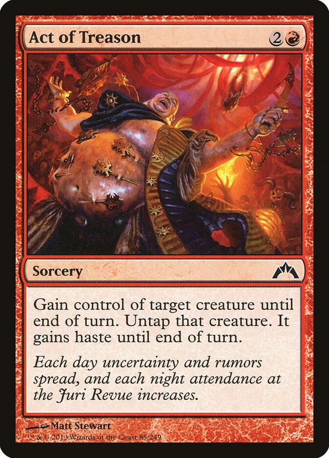 Act of Treason 85 card from Gatecrash