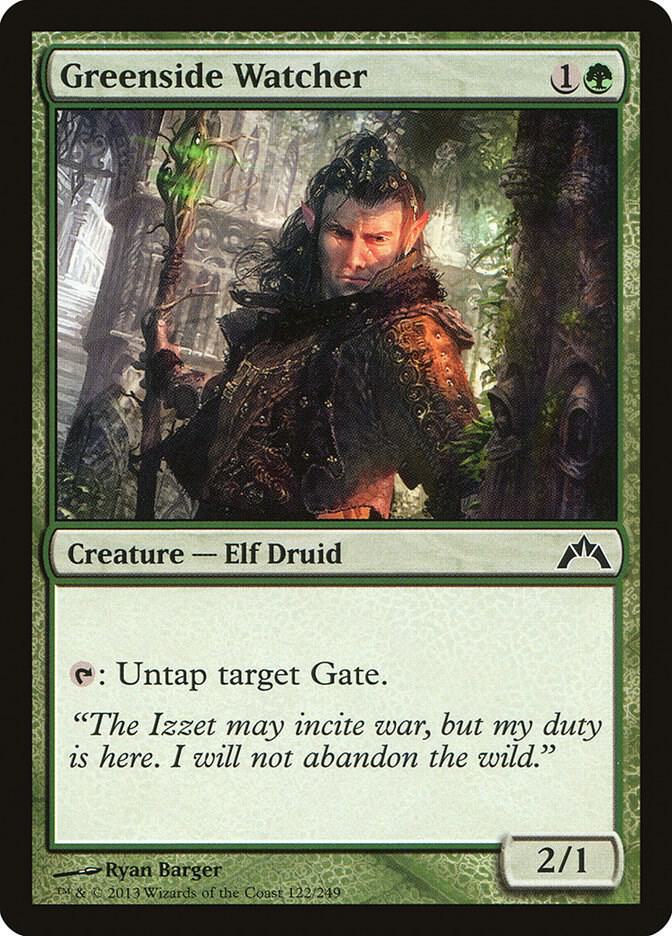 Greenside Watcher 122 card from Gatecrash