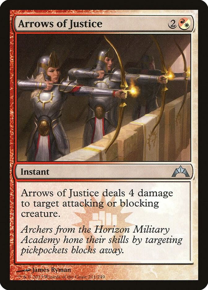Arrows of Justice 211 card from Gatecrash