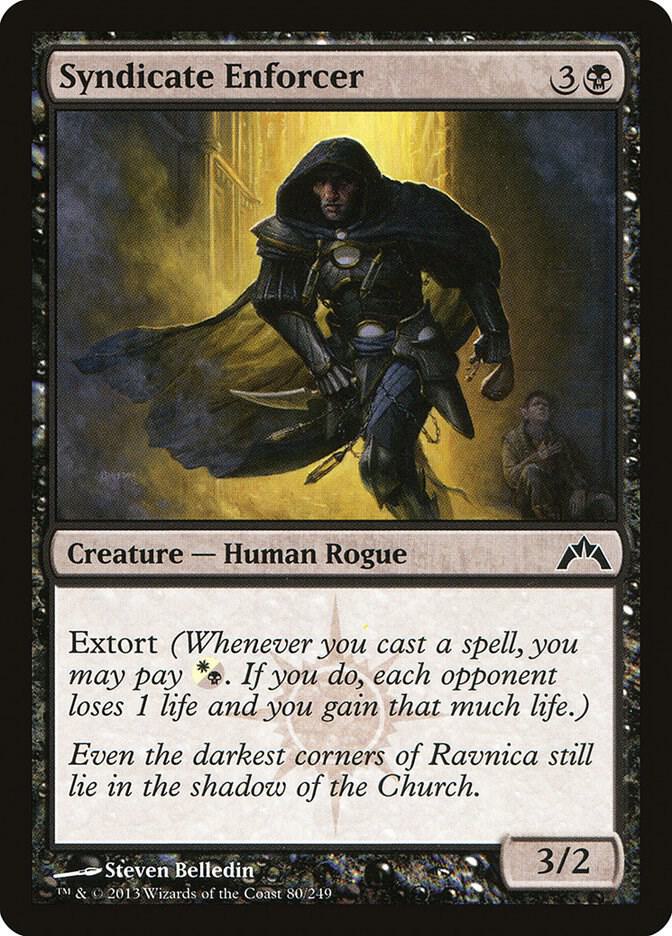 Syndicate Enforcer 80 card from Gatecrash