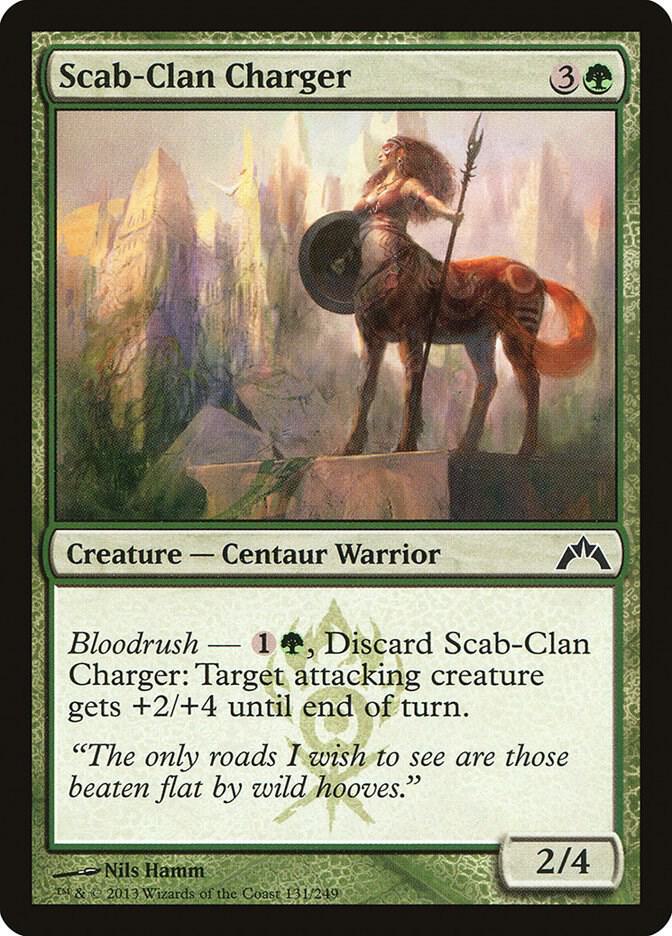 Scab-Clan Charger 131 card from Gatecrash
