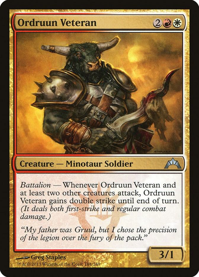 Ordruun Veteran 184 card from Gatecrash
