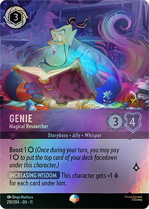 Genie - Magical Researcher (Epic) 210/204 card from Winterspell