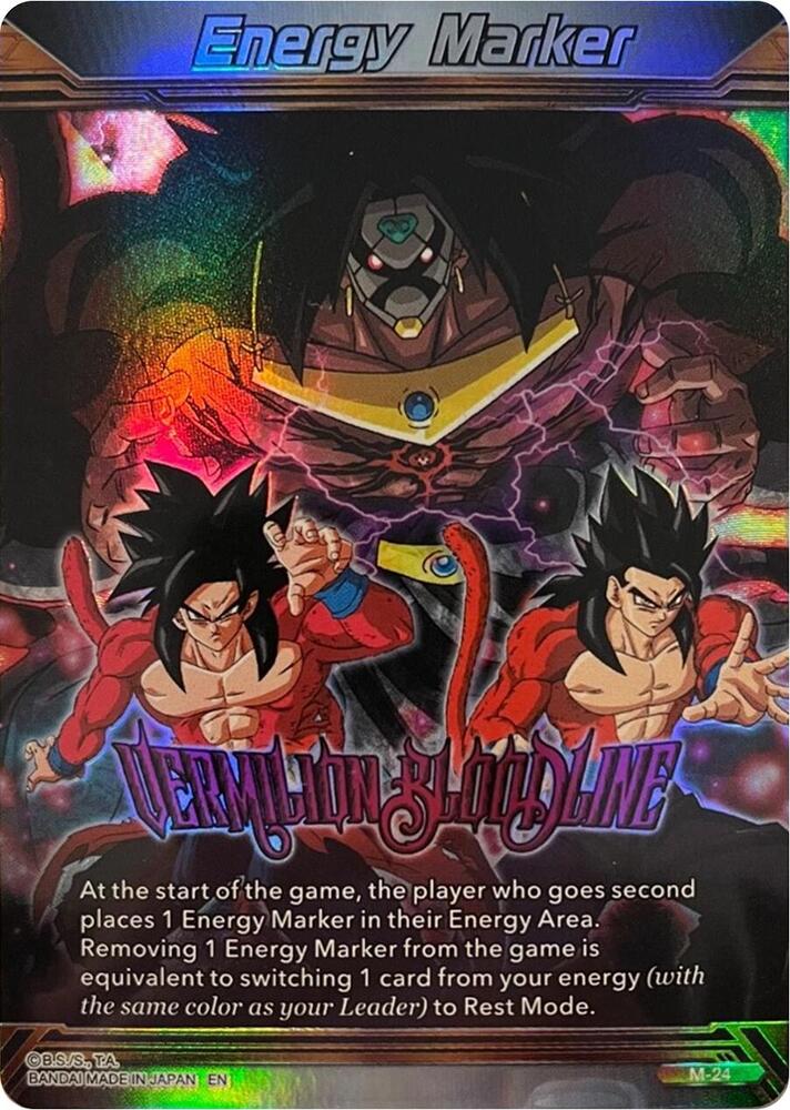 Energy Marker - Vermilion Bloodline M-24 card from Fearsome Rivals