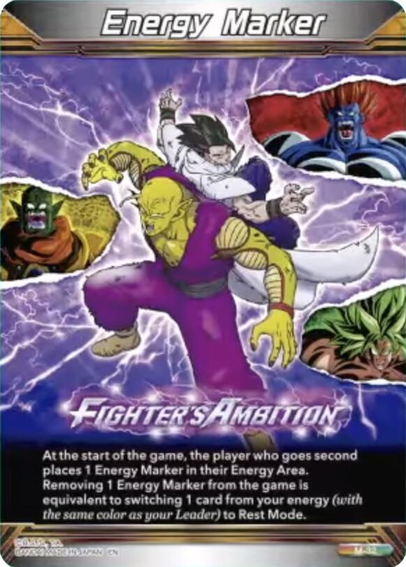 Energy Marker - Fighter's Ambition M-32 card from Fearsome Rivals