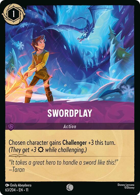 Swordplay 63/204 card from Winterspell