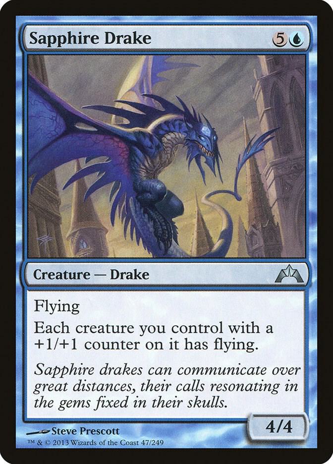 Sapphire Drake 47 card from Gatecrash