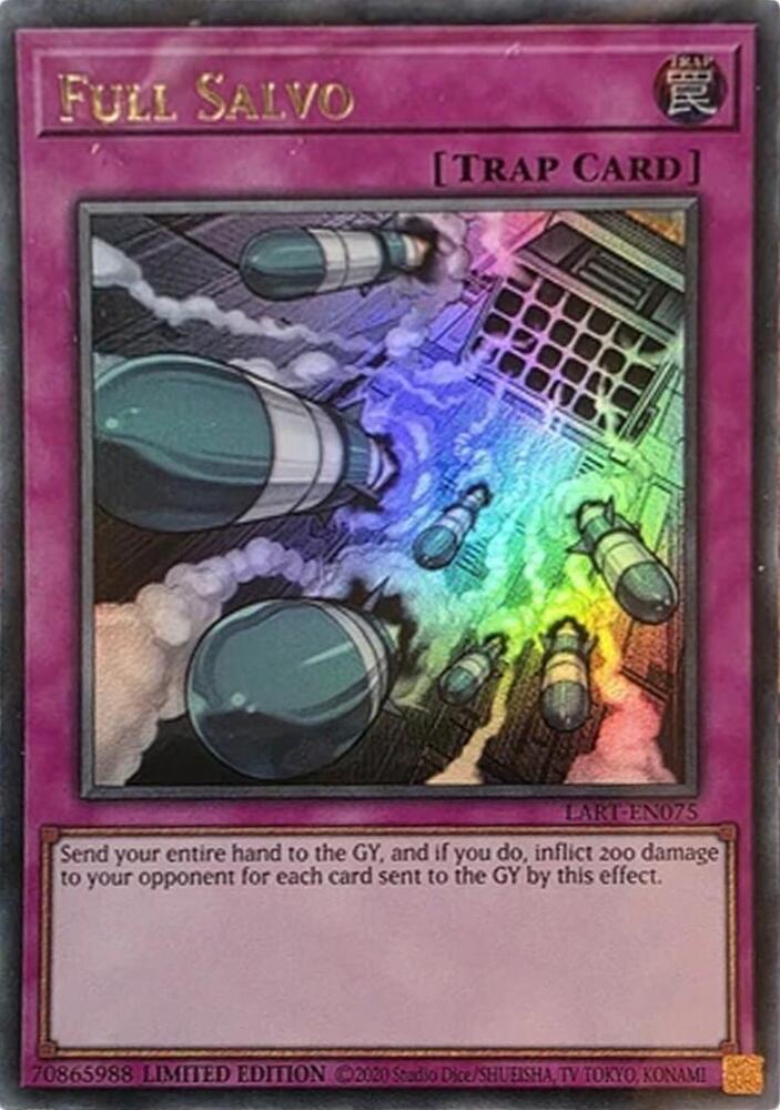 Full Salvo LART-EN075 card from The Lost Art Promotion