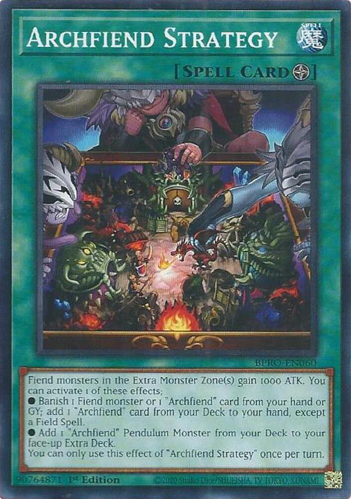 Archfiend Strategy BPRO-EN060 card from Burst Protocol