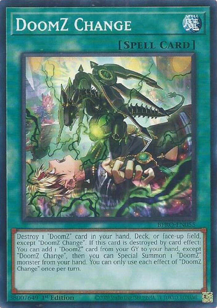 DoomZ Change BPRO-EN055 card from Burst Protocol