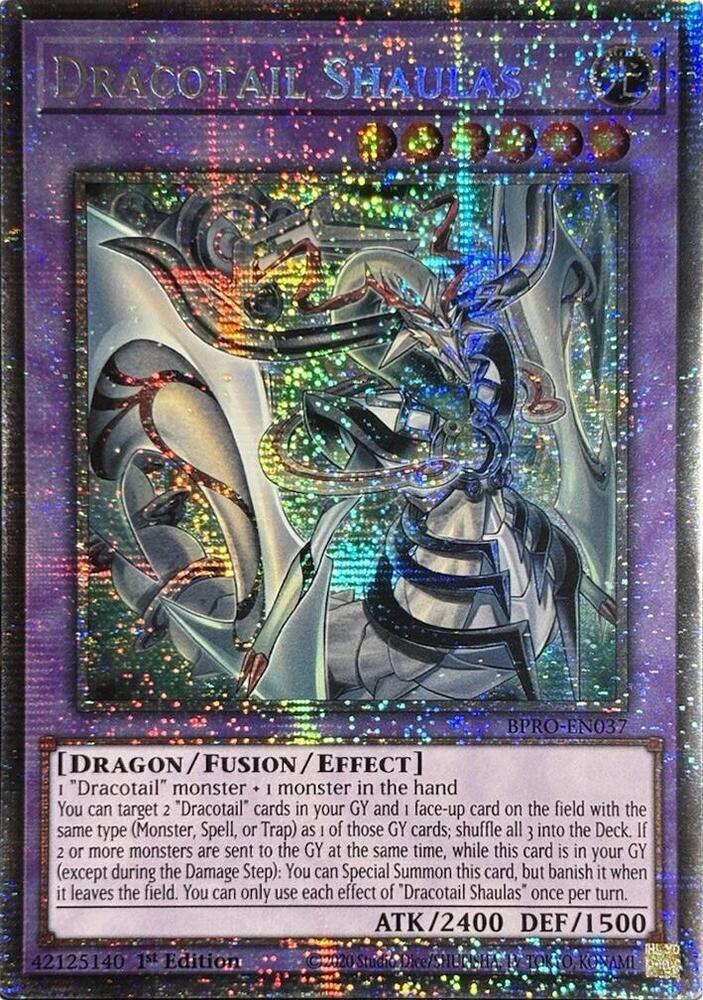 Dracotail Shaulas (Starlight Rare) BPRO-EN037 card from Burst Protocol