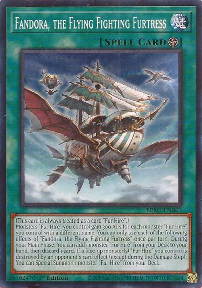 Fandora, the Flying Fighting Furtress BPRO-EN061 card from Burst Protocol