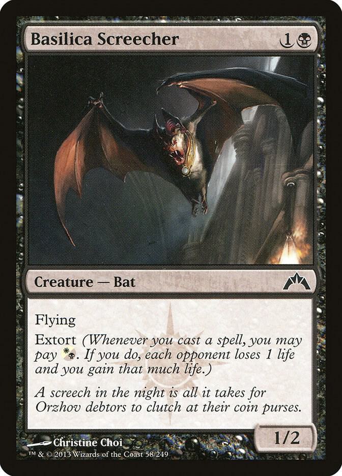 Basilica Screecher 58 card from Gatecrash