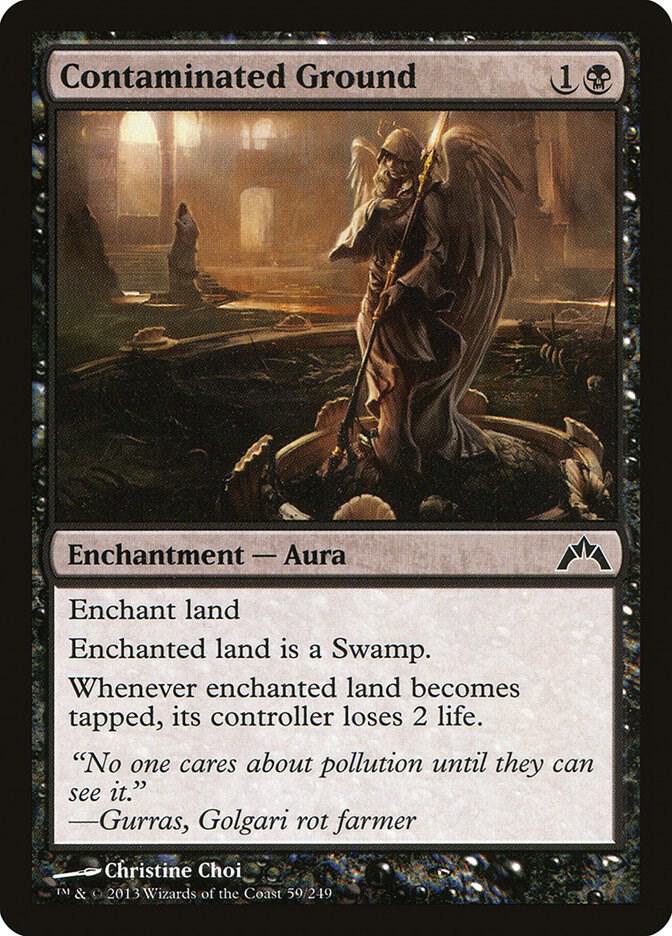 Contaminated Ground 59 card from Gatecrash