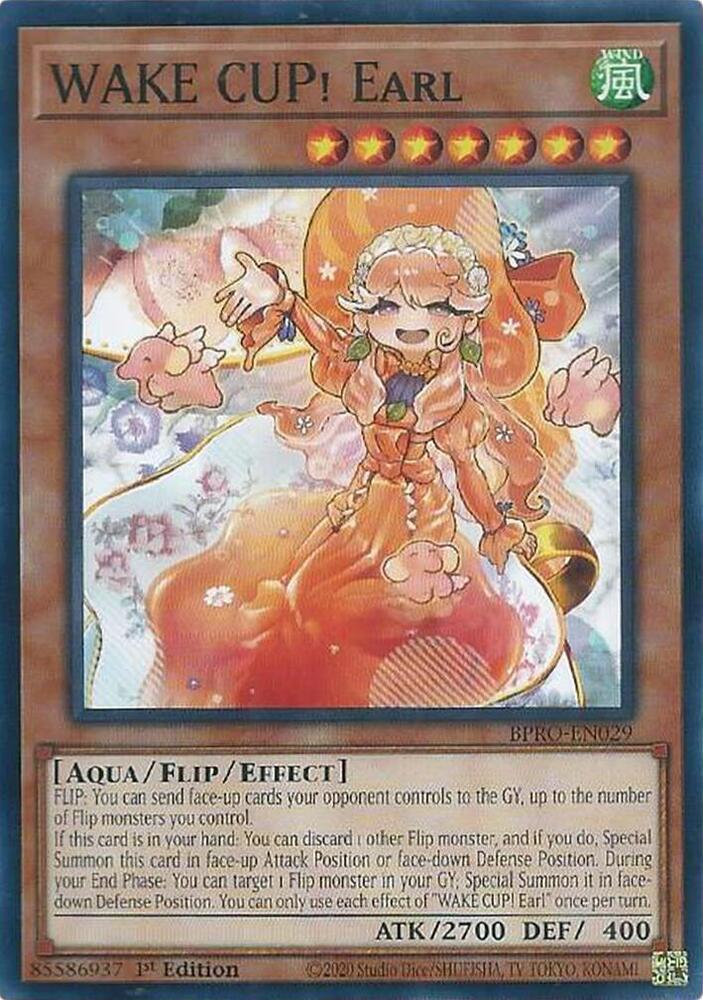 WAKE CUP! Earl BPRO-EN029 card from Burst Protocol