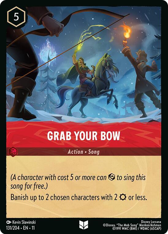 Grab Your Bow 131/204 card from Winterspell