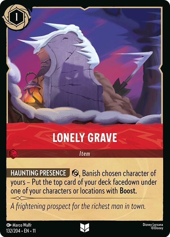 Lonely Grave 132/204 card from Winterspell