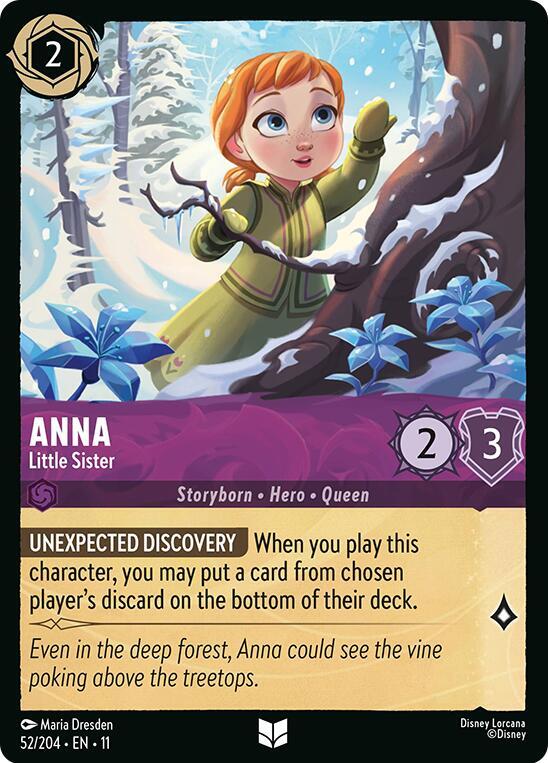 Anna - Little Sister 52/204 card from Winterspell